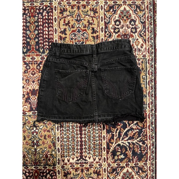 🌈 Lovely black denim skirt - Picture 4 of 8